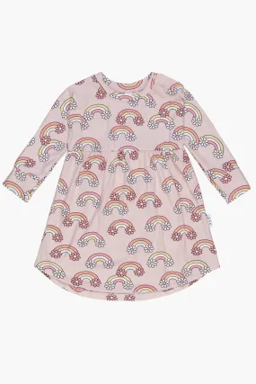 Huxbaby Daisy Rainbow Swirl Girls Dress