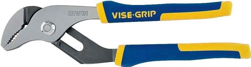 Irwin 2078508 Groove Joint Plier, 8 in OAL, 1-1/2 in Jaw Opening, Blue/Yellow Handle, Cushion-Grip Handle :CD 1: QUANTITY: 1