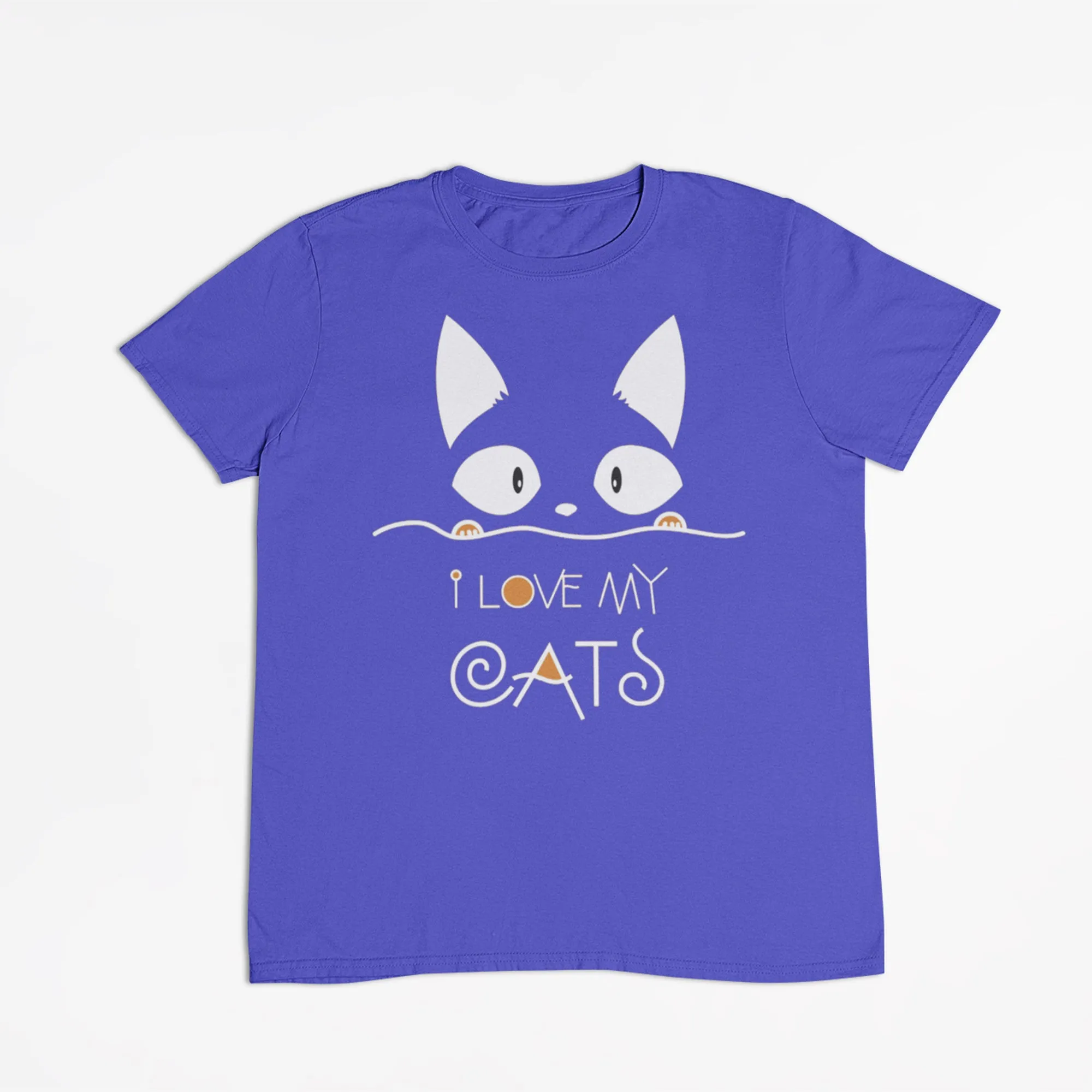 Kids Tee - 100% Cotton Cat Love