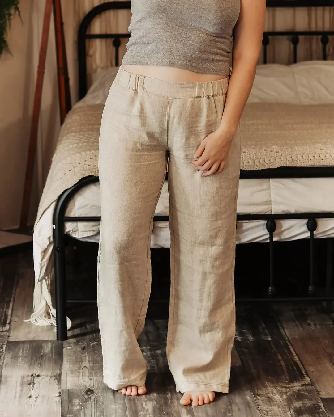 Linen Lounge Pants - 100% European Flax Linen