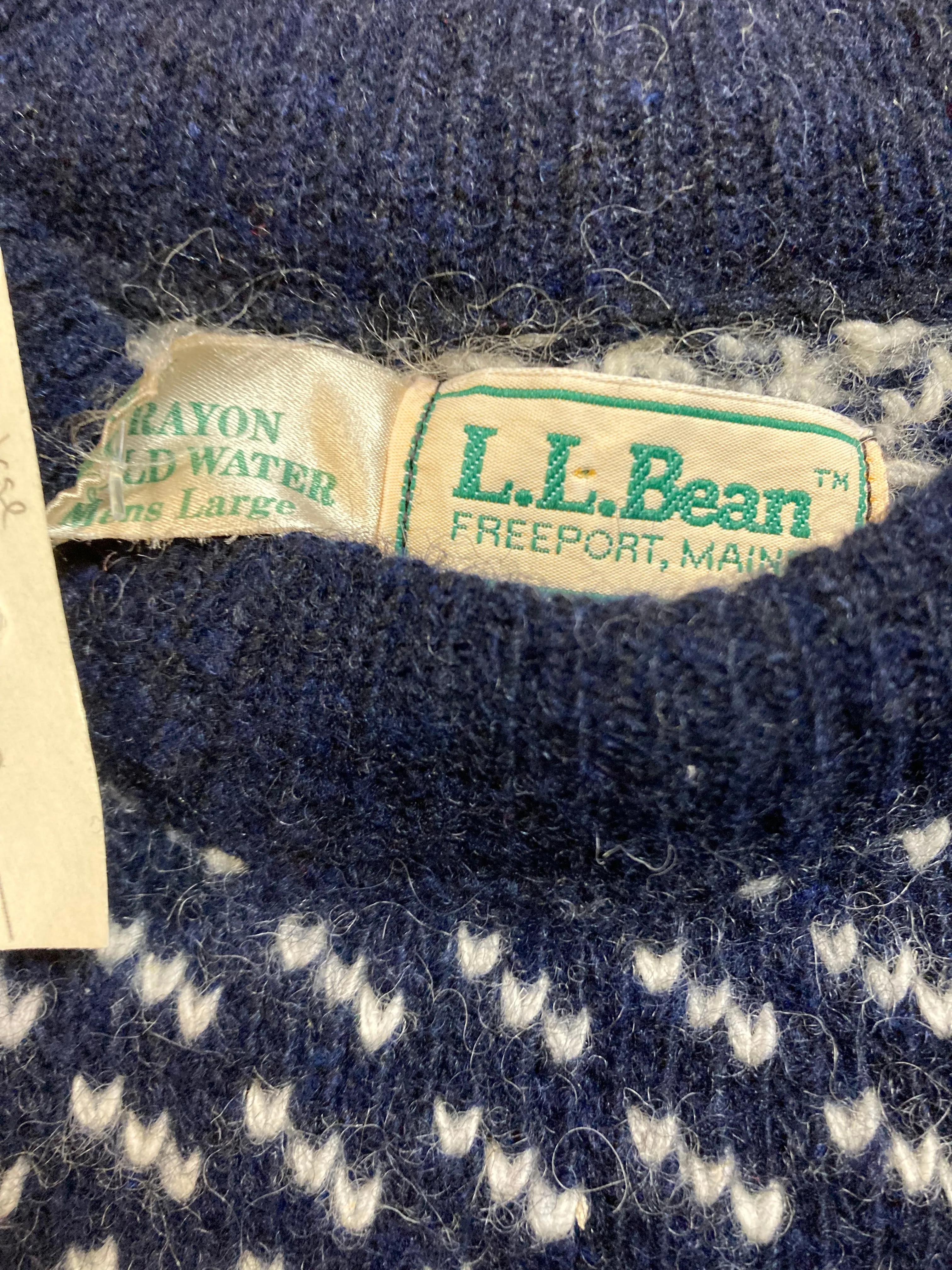 L.L. Bean Heritage Crewneck Sweater, Made in Norway SOLD