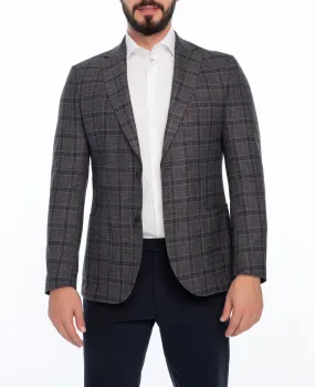 LORENZO REGULAR FIT PLAID SPORT COAT