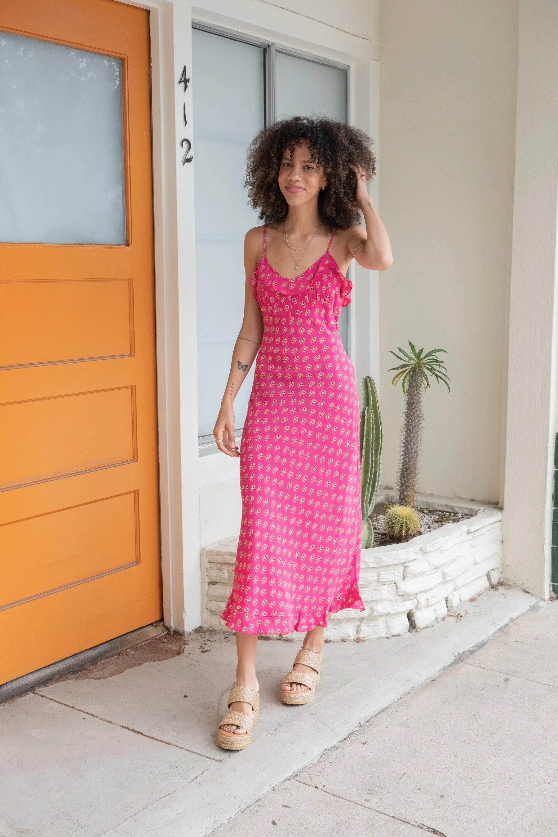 Magenta Shelley Emmylou Dress