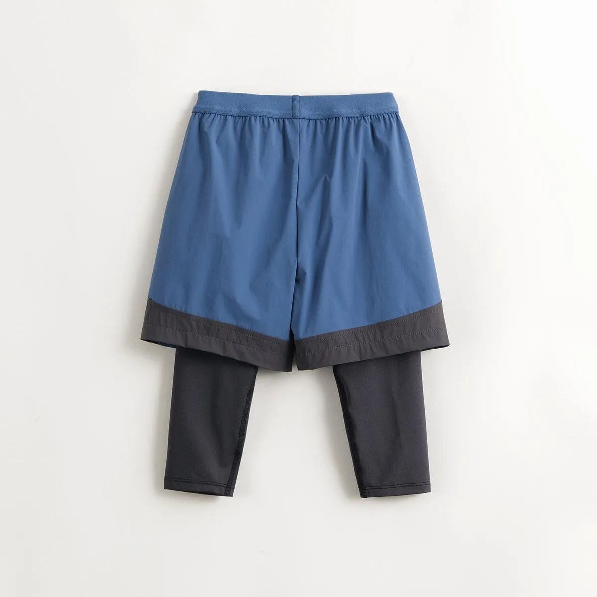 MARC & JANIE Boys Moisture-wicking Quick Drying Faux Two-Piece Sports Pants 240273