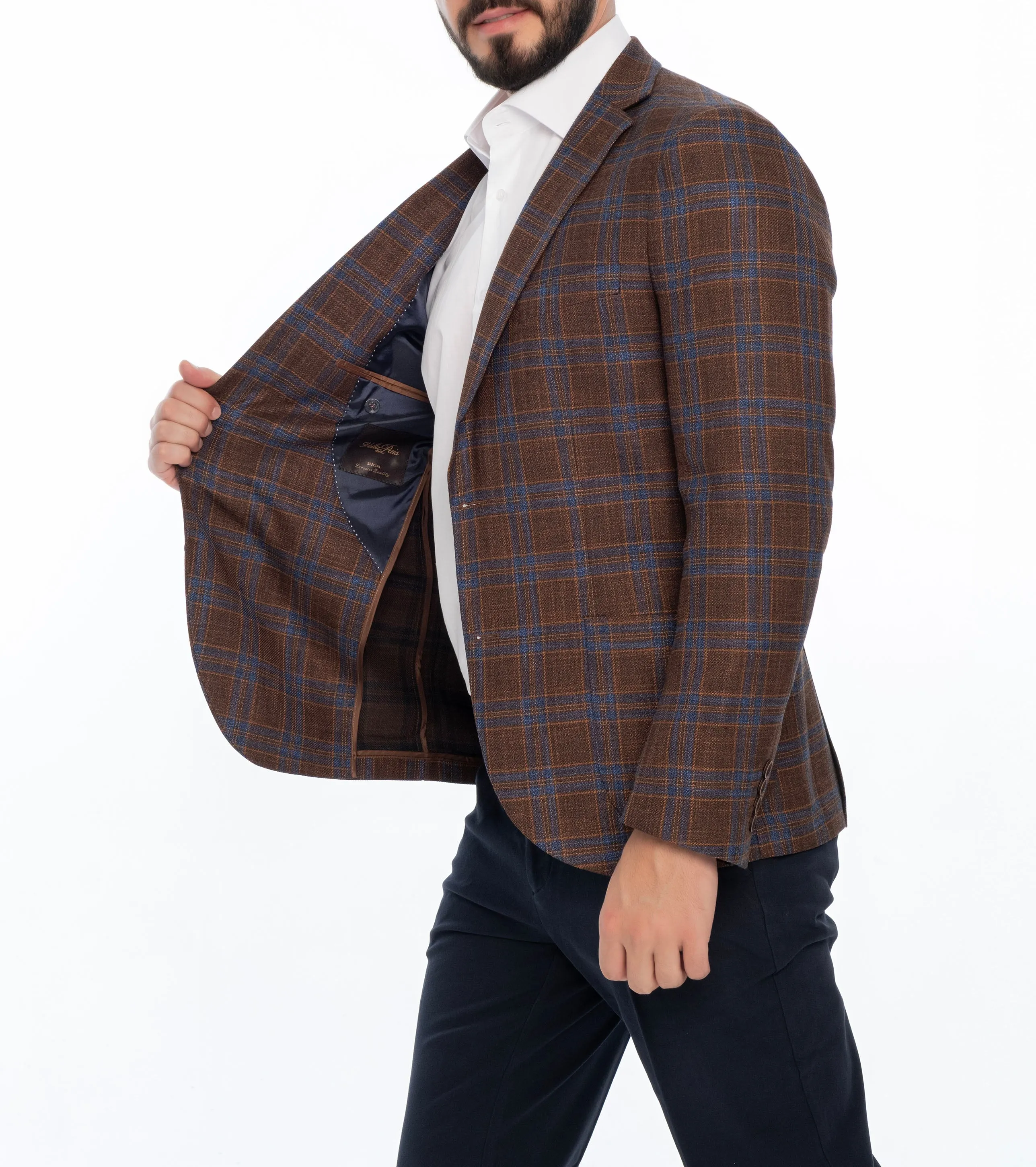 MARION REGULAR FIT PLAID SPORT COAT