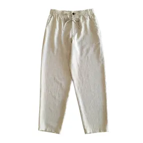 Men's White Linen Pants