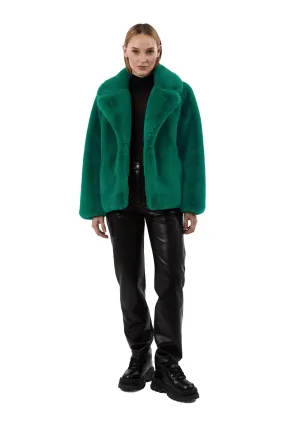 MILLY COAT - VERDANT GREEN