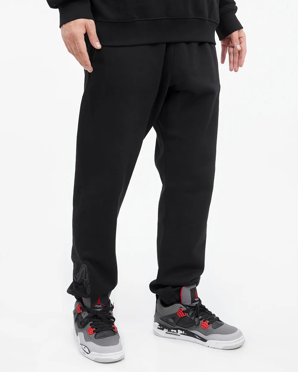 MLB ATLANTA BRAVES NEUTRAL MEN'S SWEATPANT (BLACK)