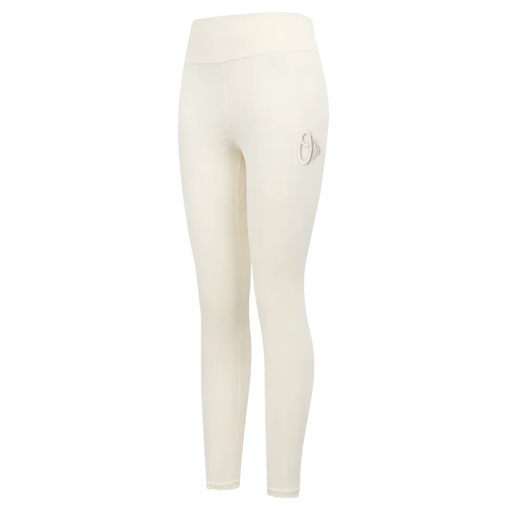 MLB BALTIMORE ORIOLES NEUTRAL WOMEN'S JERSEY LEGGING (EGGSHELL)