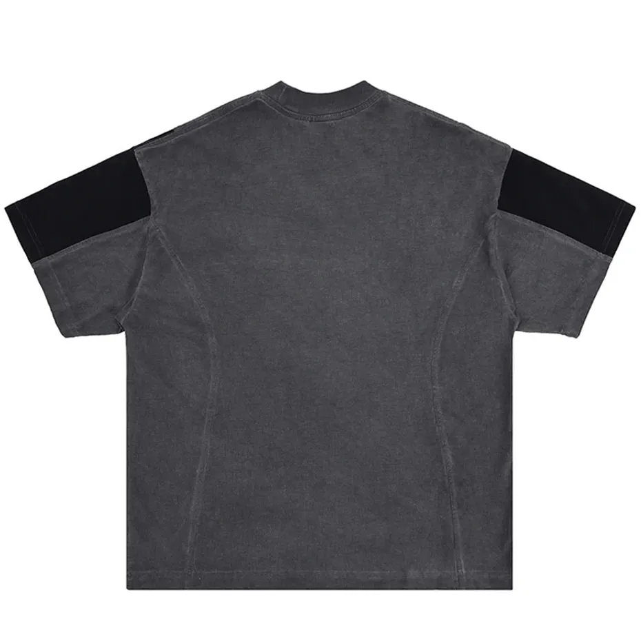 Modern Contrast Panel Tee