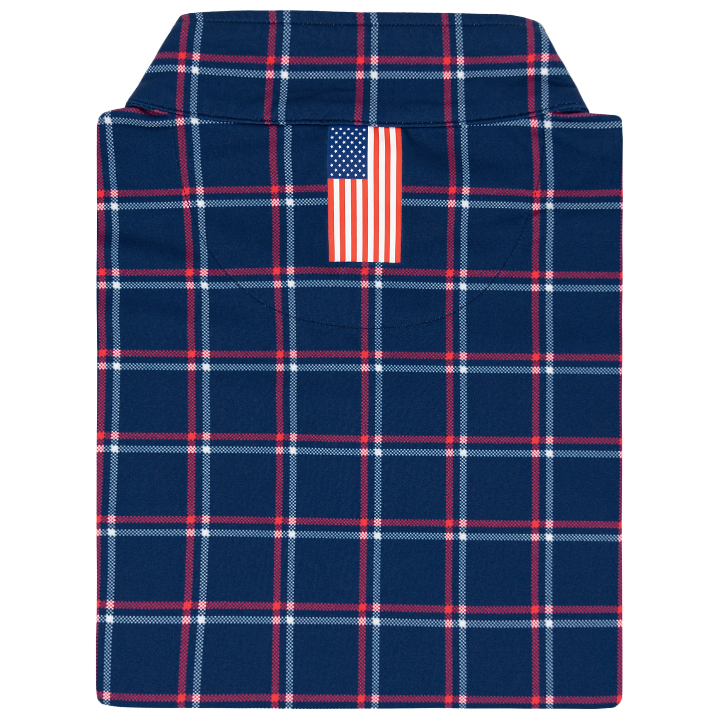 National Performance Q-Zip | The National - Fleet Navy/Classic Red