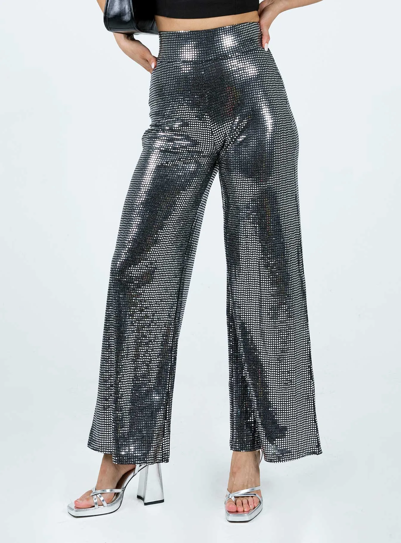 Nemara Pants Black/Silver