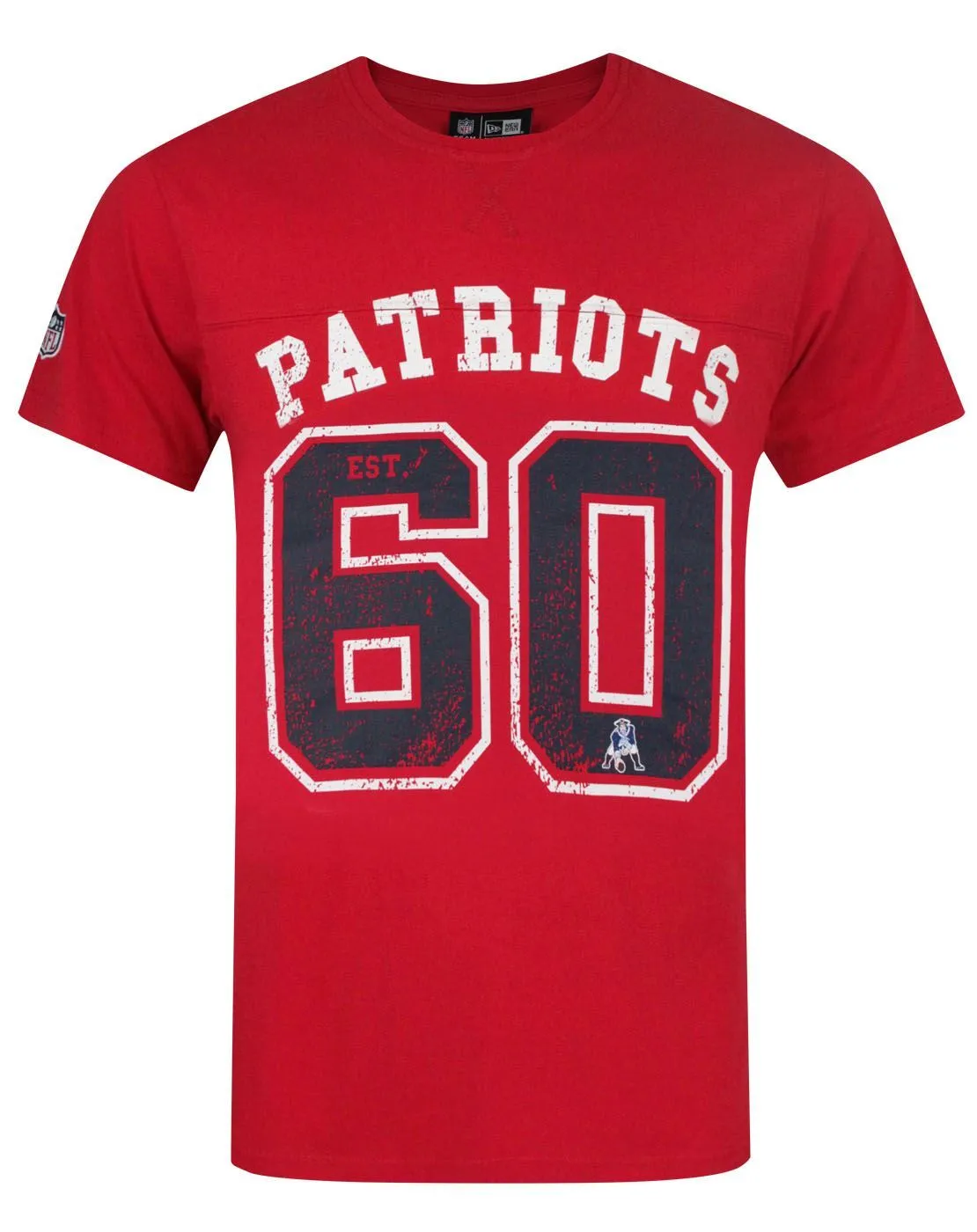 New Era NFL New England Patriots Vintage Team Number Men's T-Shirt