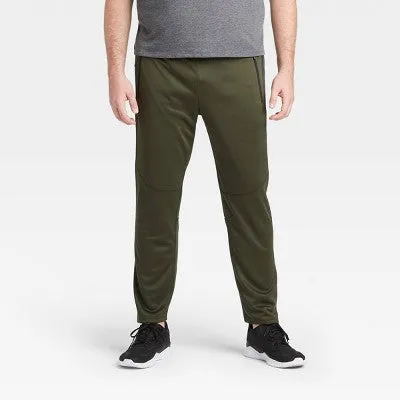 New - Men's Run Knit Pants - All in Motion Olive Green XXL