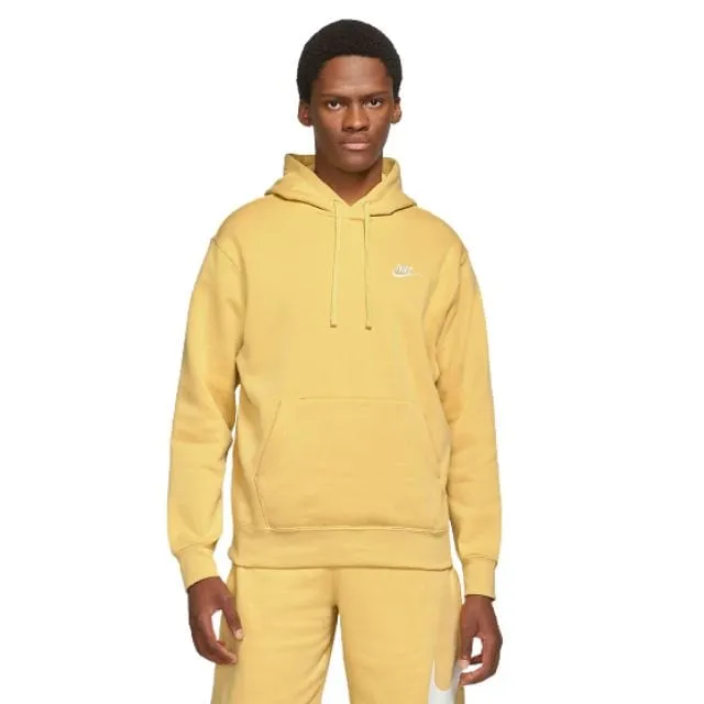 Nike Sportswear Men Lifestyle Hoody Gold/White