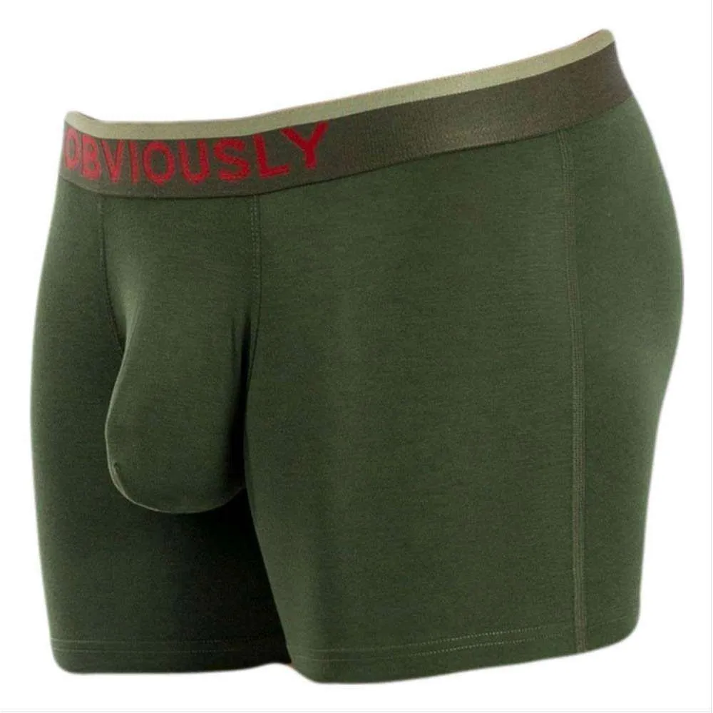 Obviously FreeMan AnatoFREE Boxer Brief 3inch Leg - Pine Green