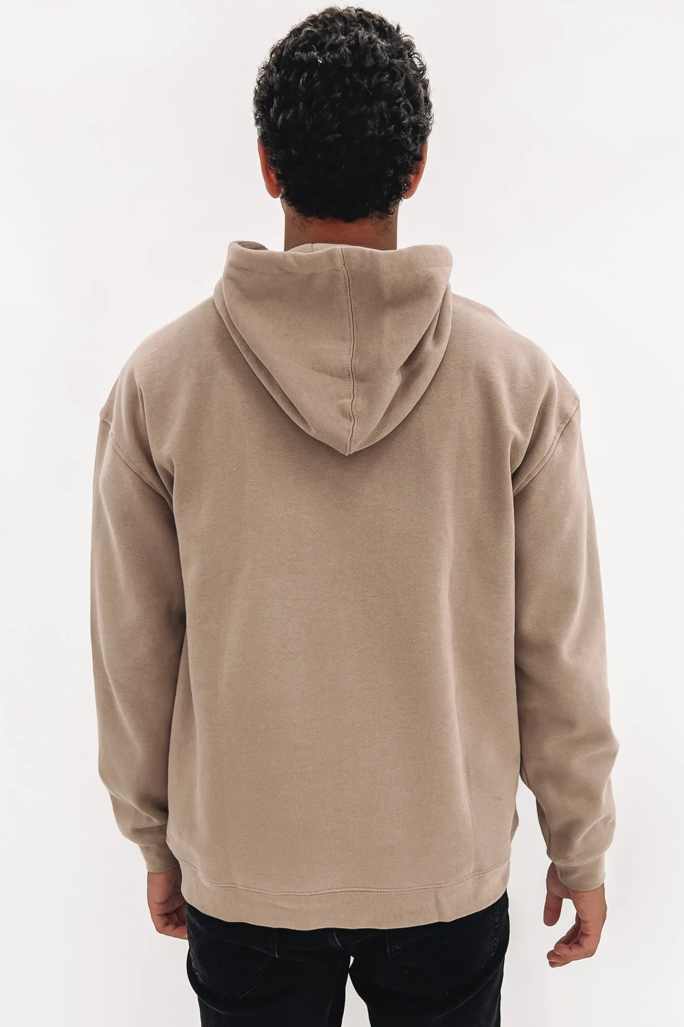 One And Only Solid Pullover Hoodie Simply Taupe