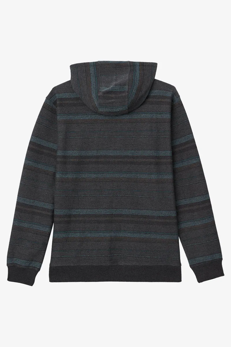 O'Neill Bavaro Stripe Pullover Sweatshirt-Black