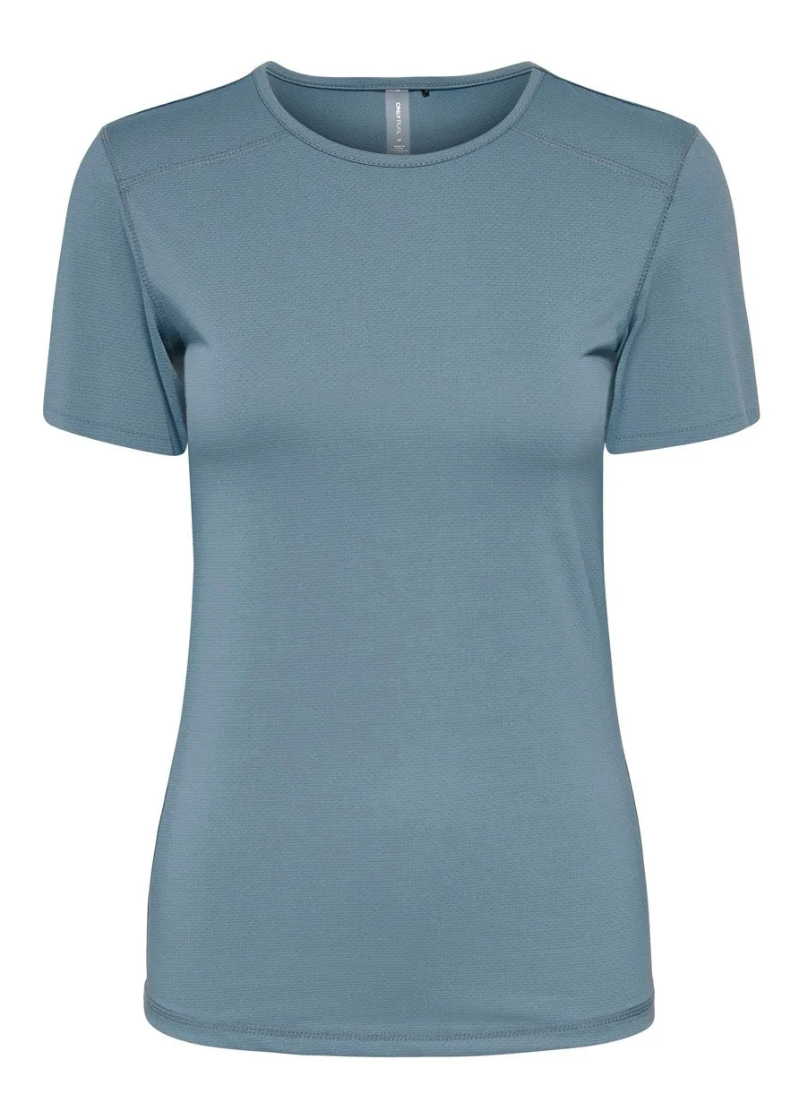 Onpmila Ss Train Tee Noos - Blauw Melee