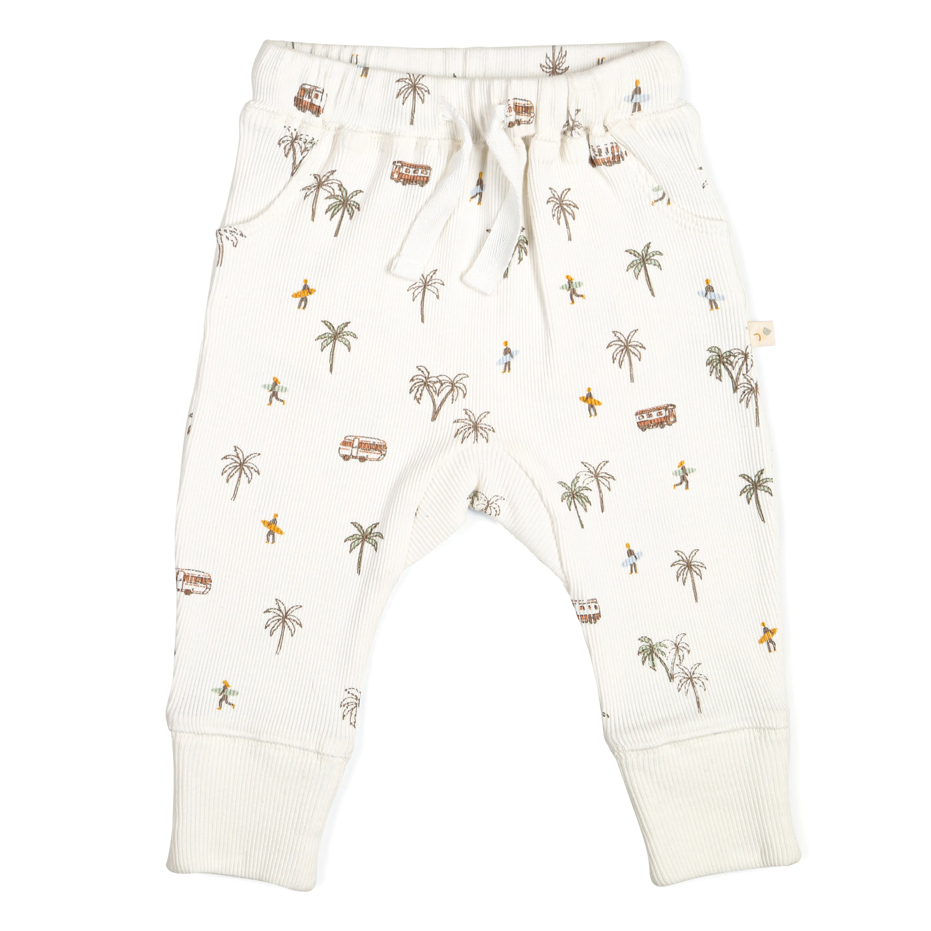 Organic Baby Toddler Harem Pants - Malibu