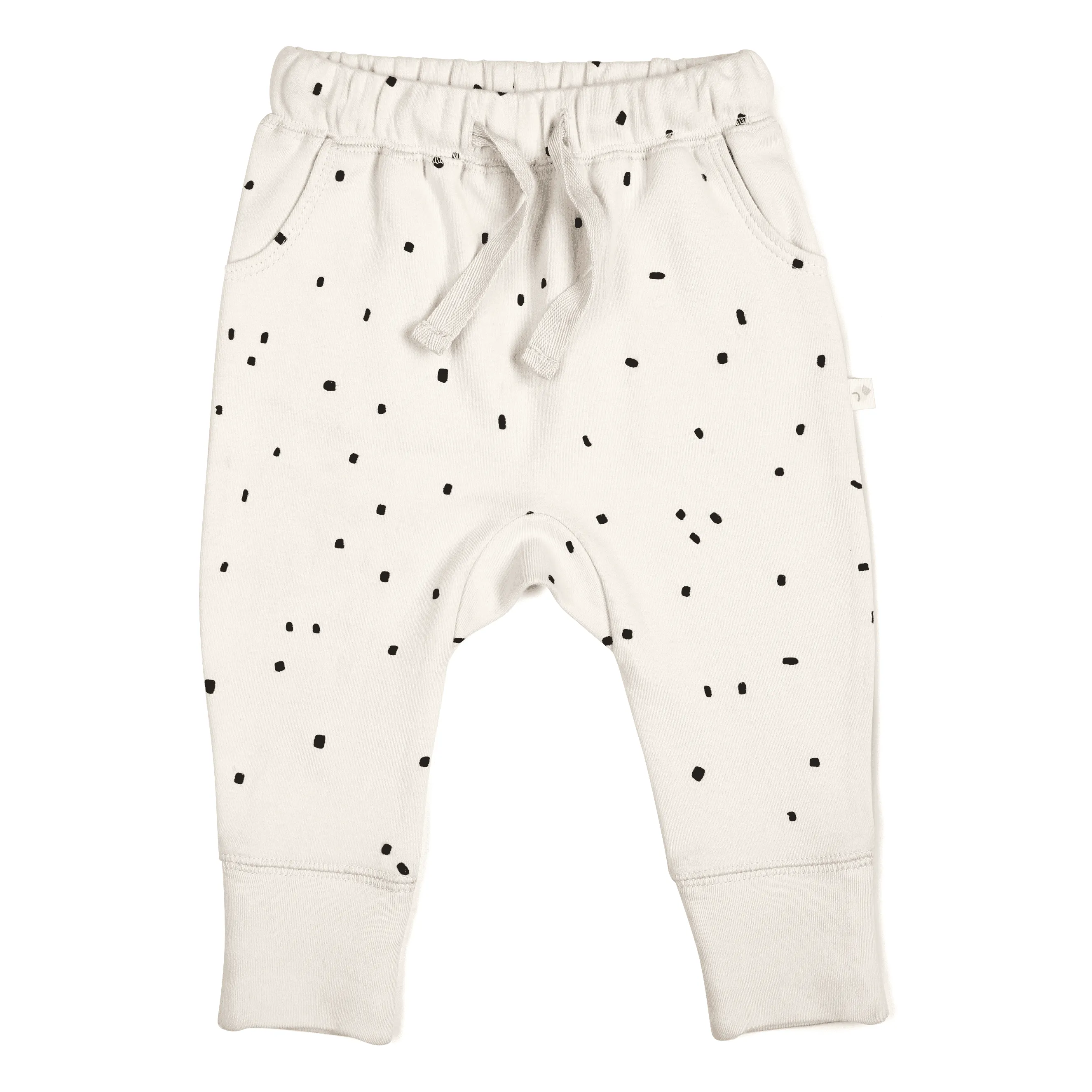 Organic Baby Toddler Harem Pants - Pixie Dots