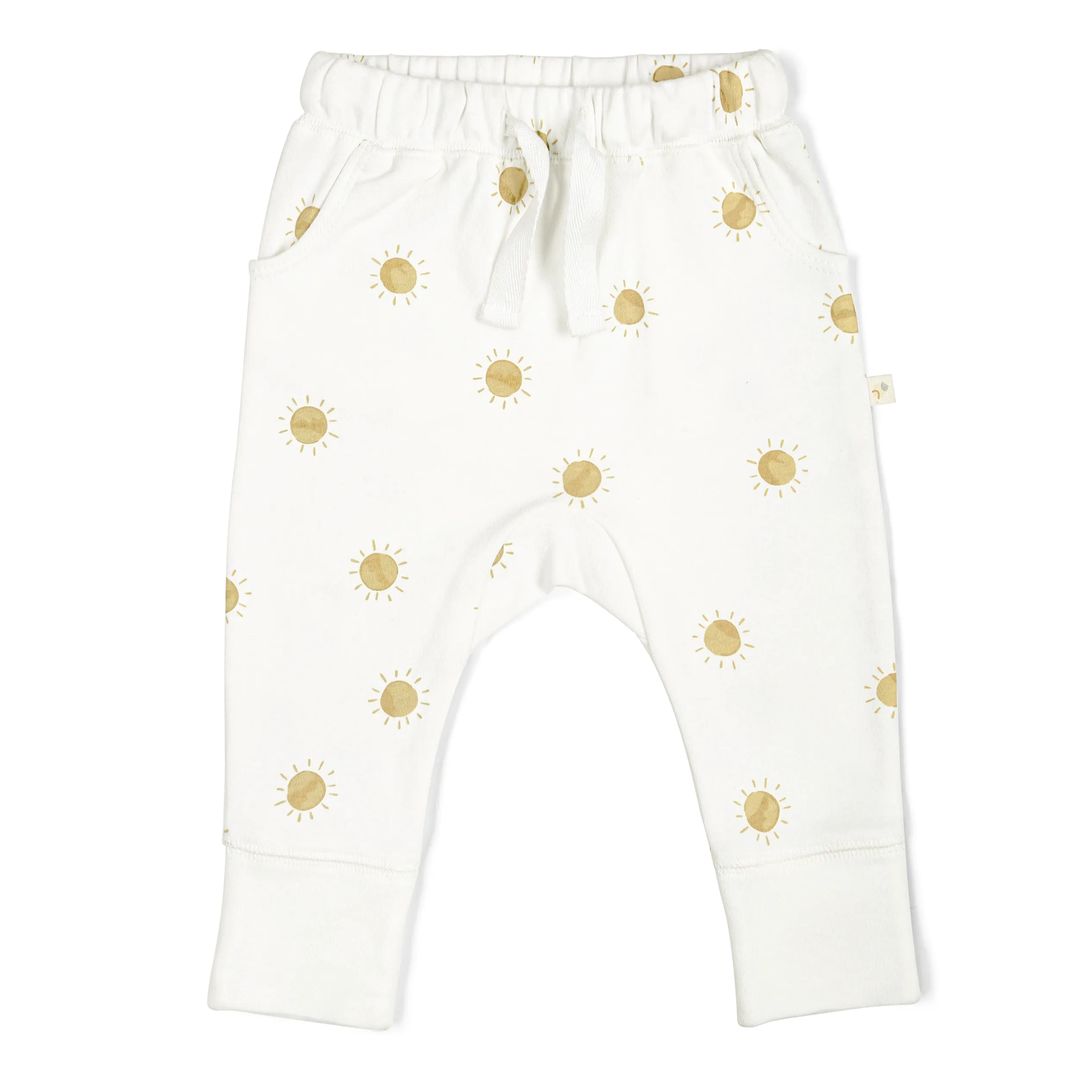 Organic Baby Toddler Harem Pants - Sunshine