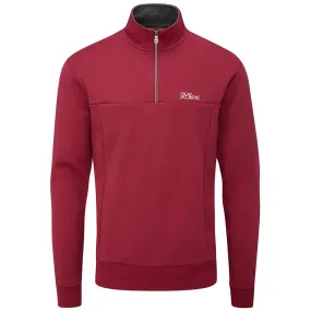 Oscar Jacobson Hawkes Tour Pullover - Dark Red