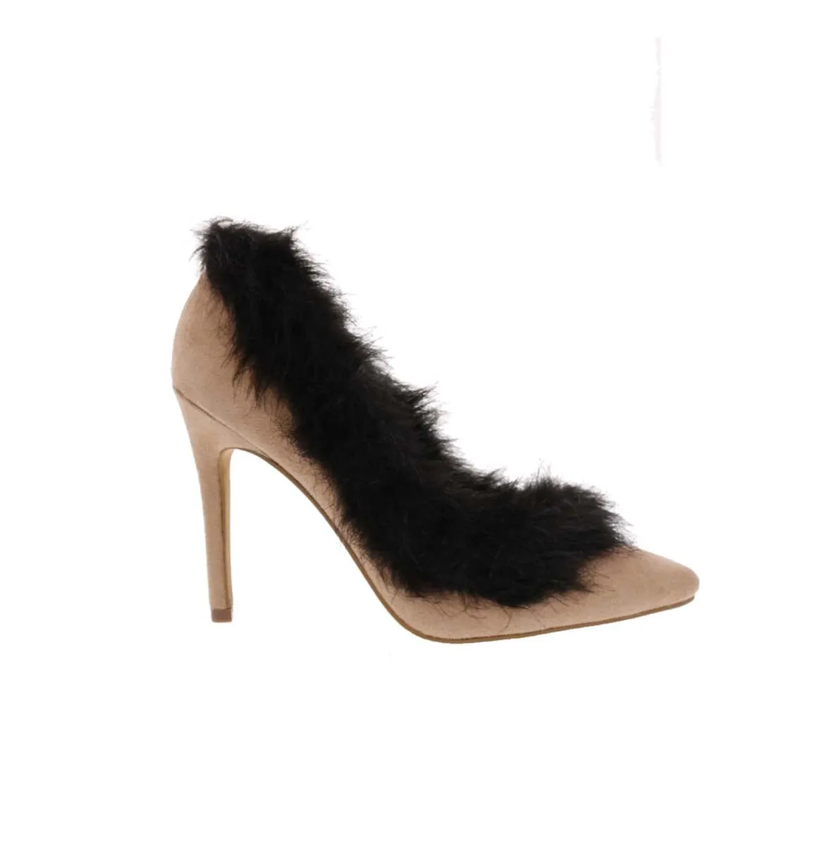 Penny Loves Kenny Mynx Women Pump Slip On In Natural Microsuede/black Ff