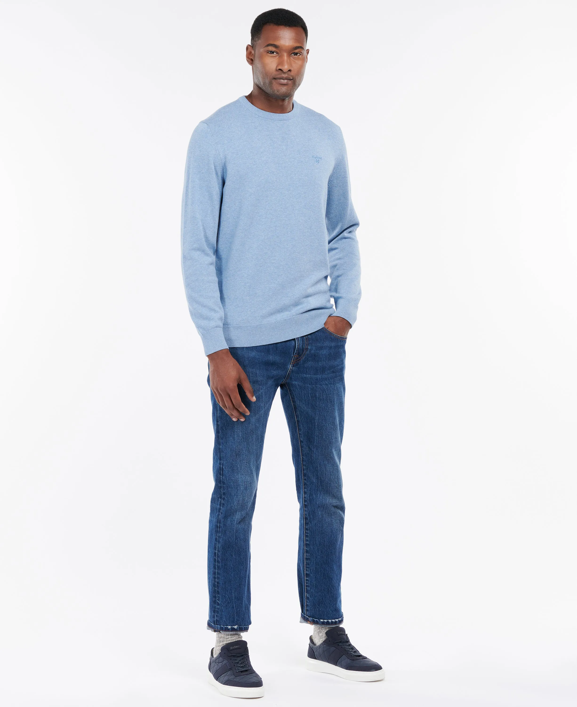 Pima Cotton Crew Neck Pullover