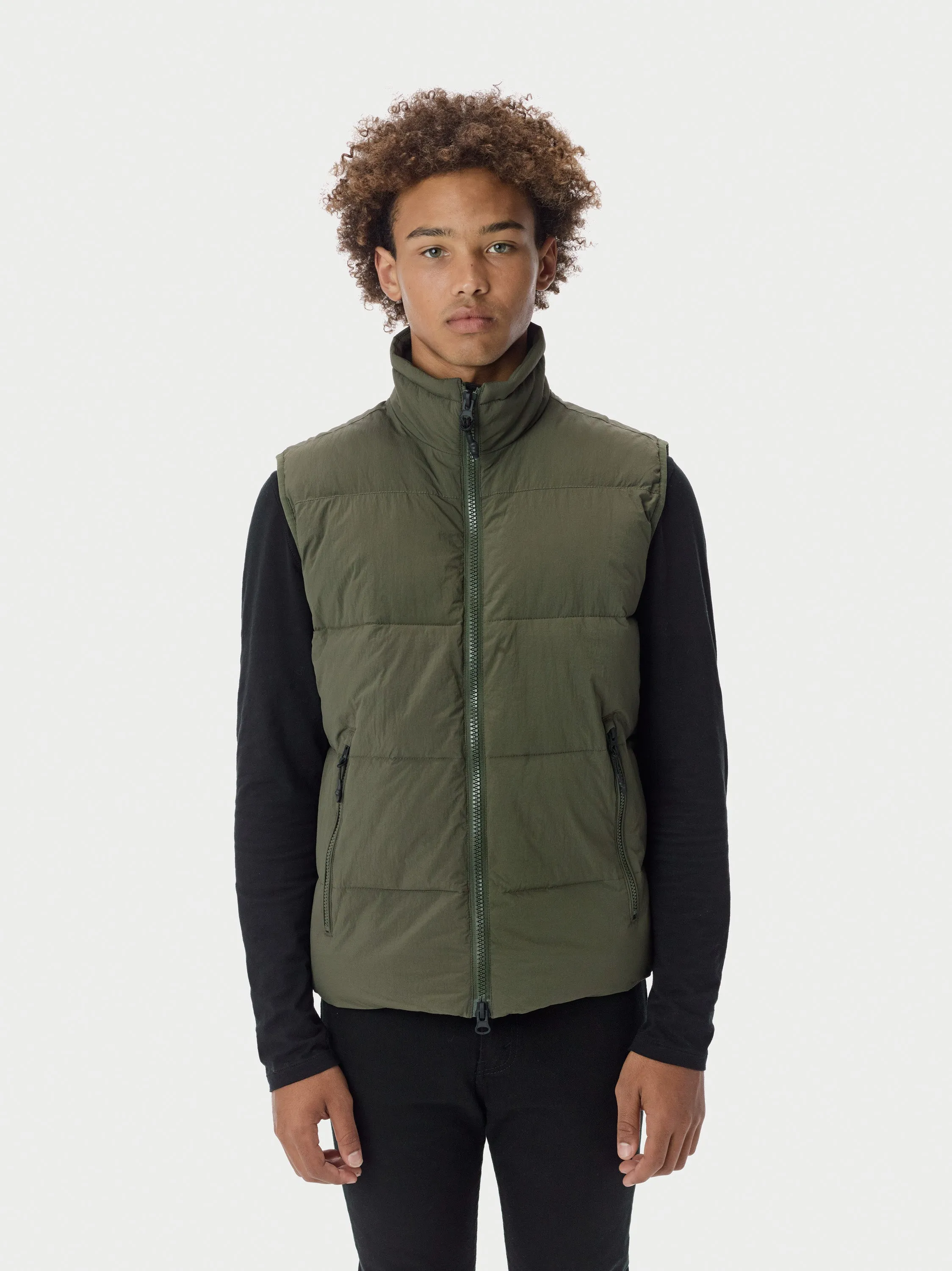 Puffer Vest - Olive