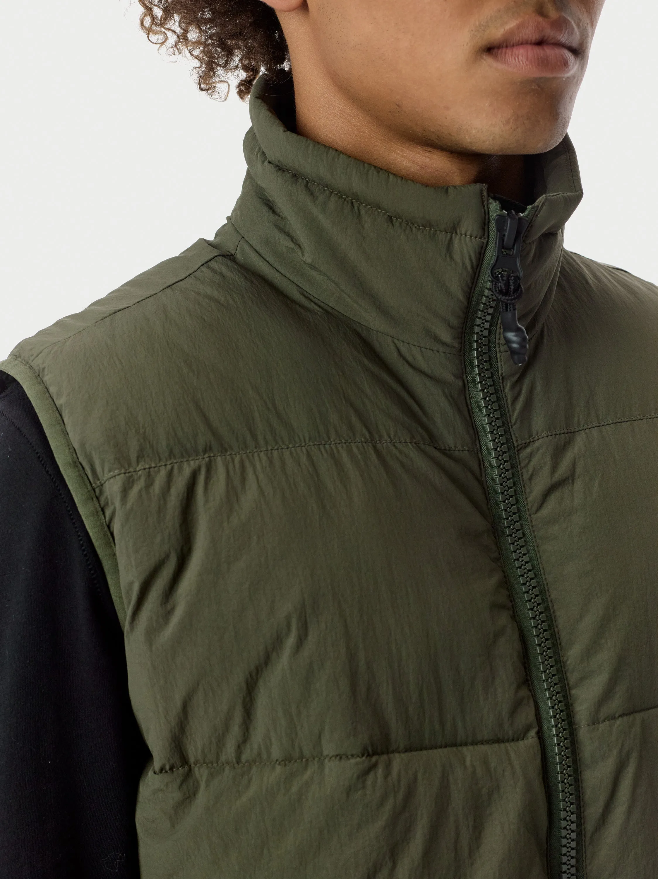 Puffer Vest - Olive