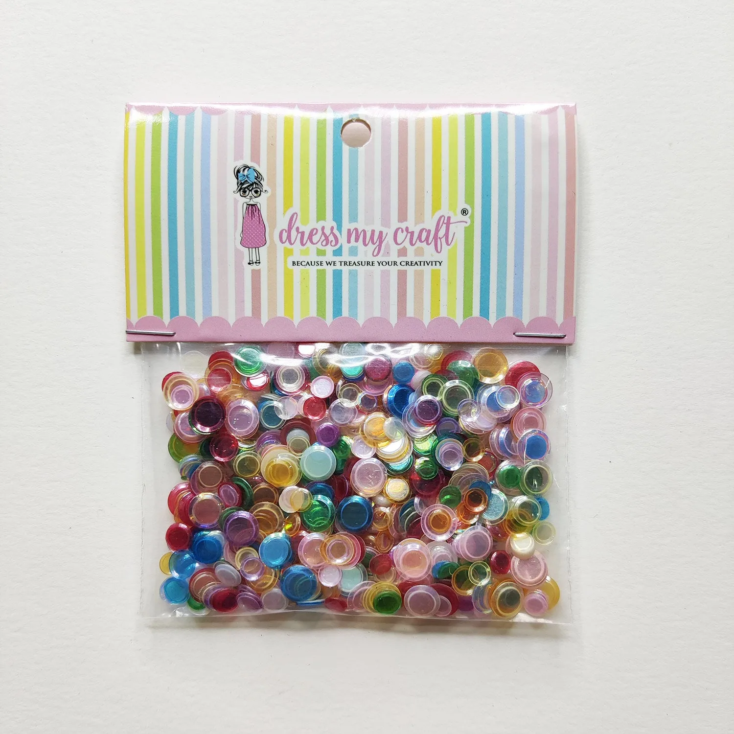 Rainbow Cup Sequins - 8gm