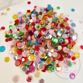 Rainbow Cup Sequins - 8gm