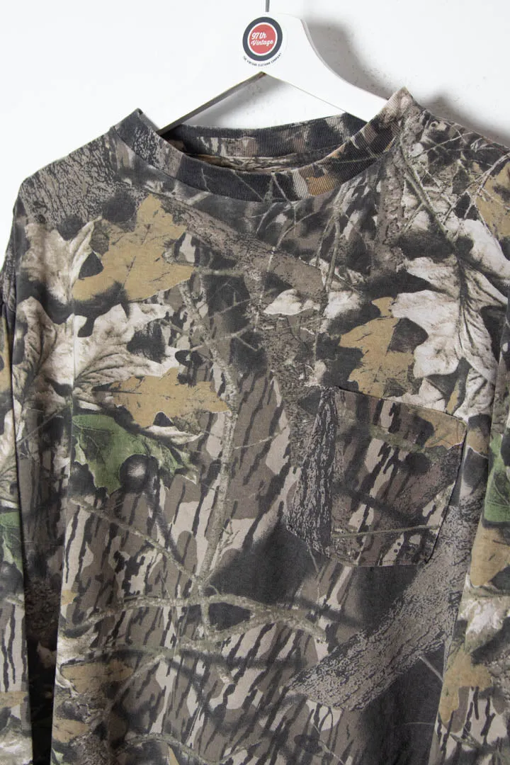 Realtree Camo Longsleeve Pocket T-Shirt (XL)