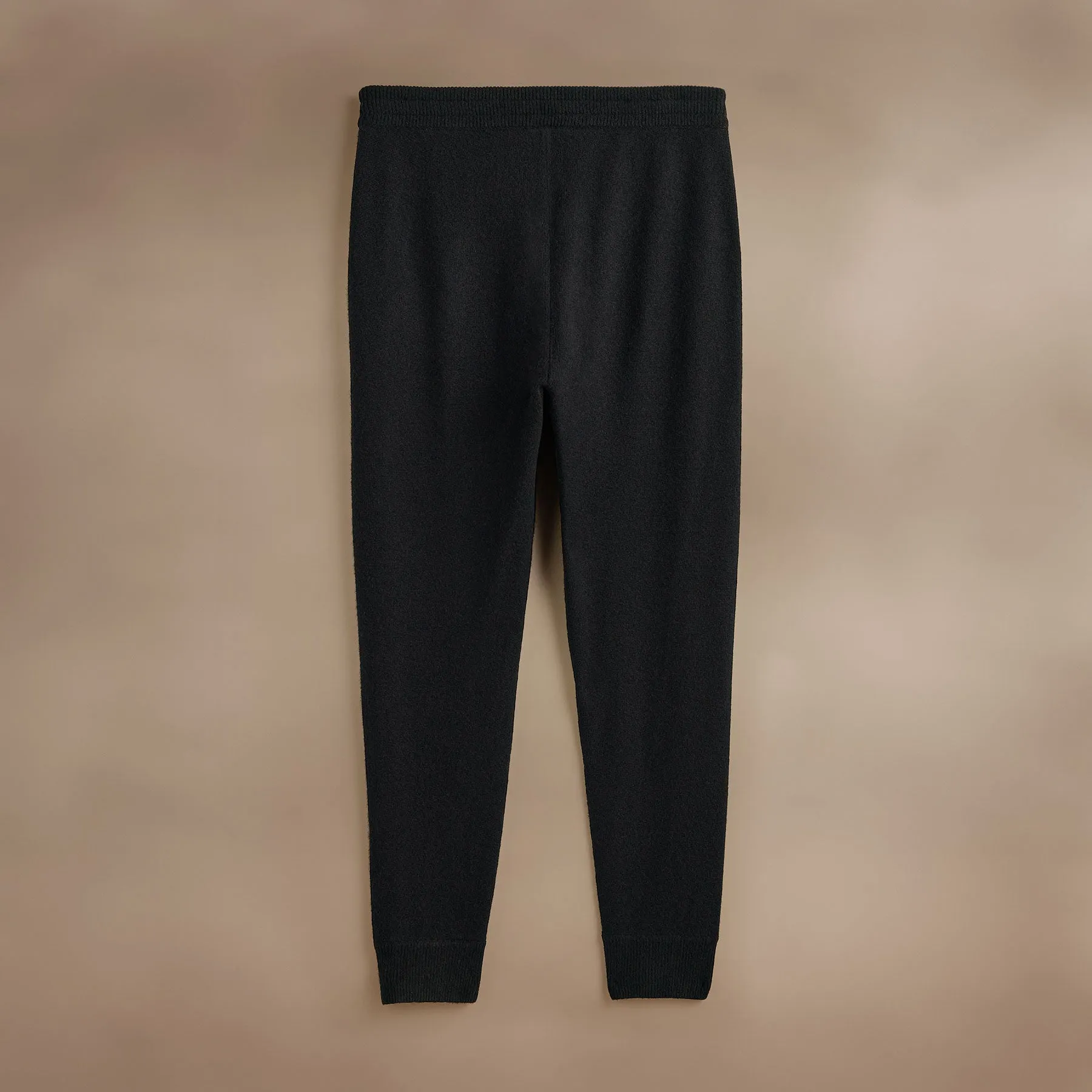 Recycled Cashmere Track Pant With Pockets - Black