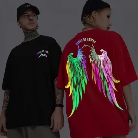 Reflective Unisex Angel Wing Shirt