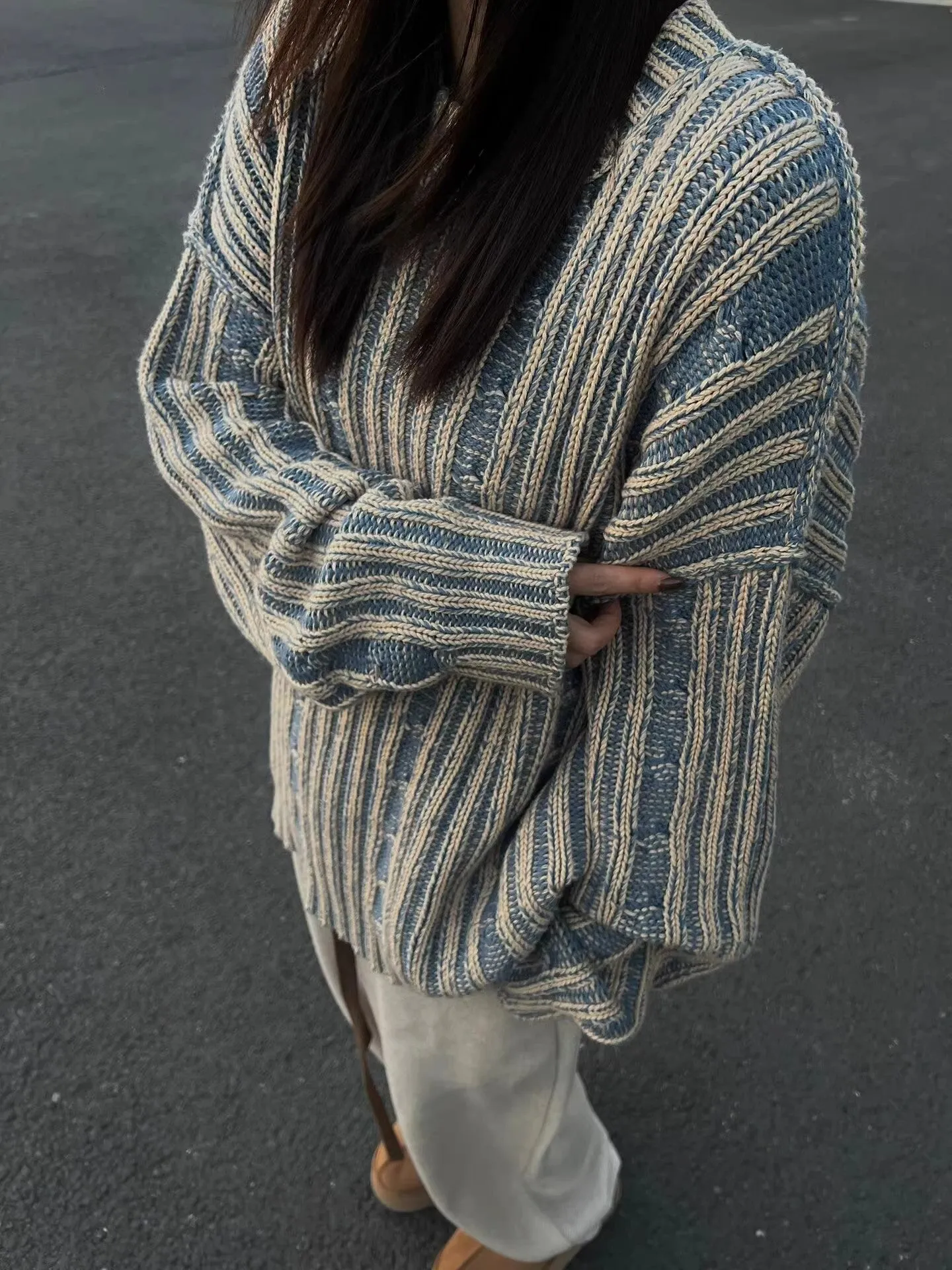 Retro Striped Sweater