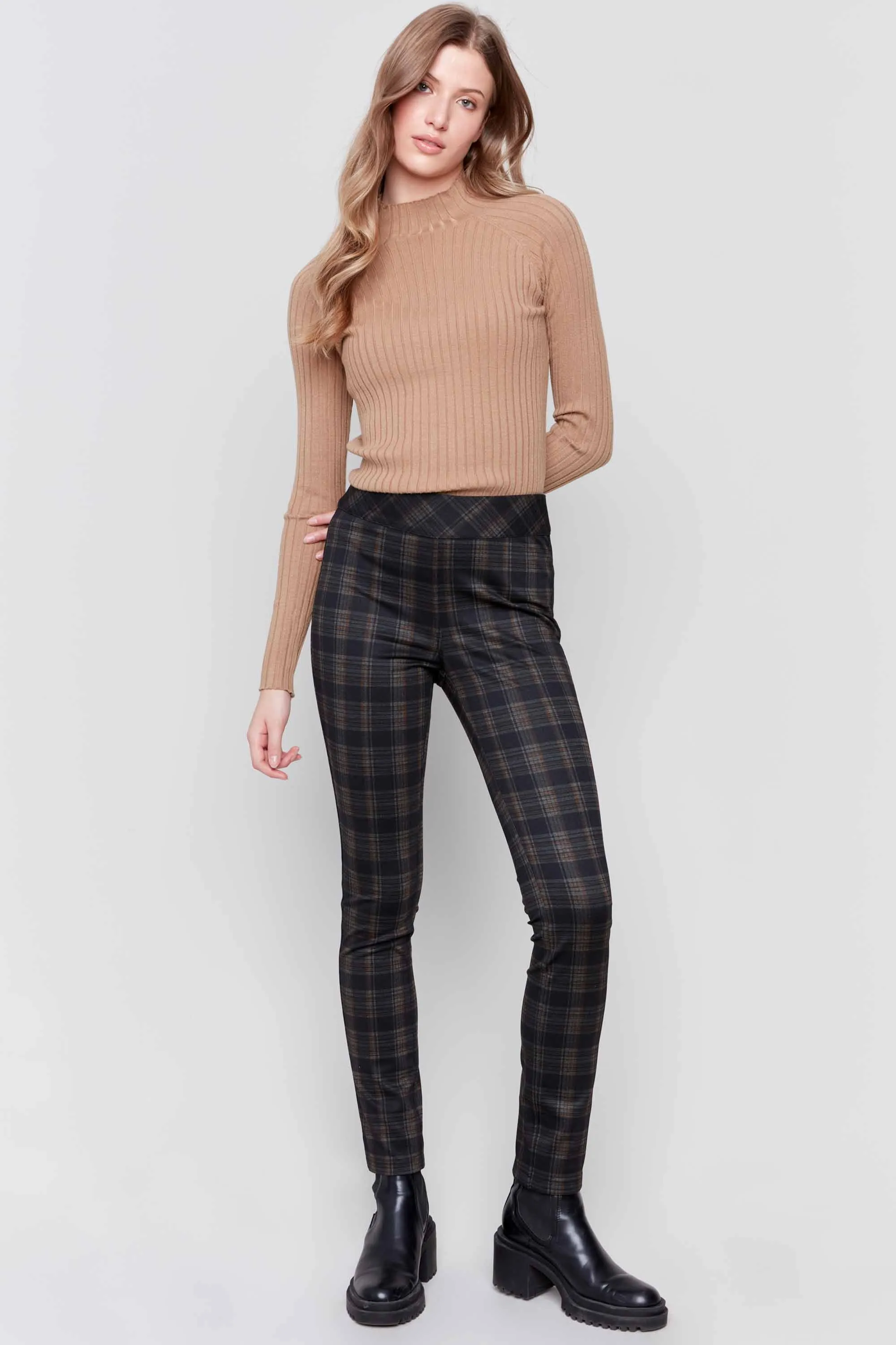 REVERSIBLE PLAID PANT