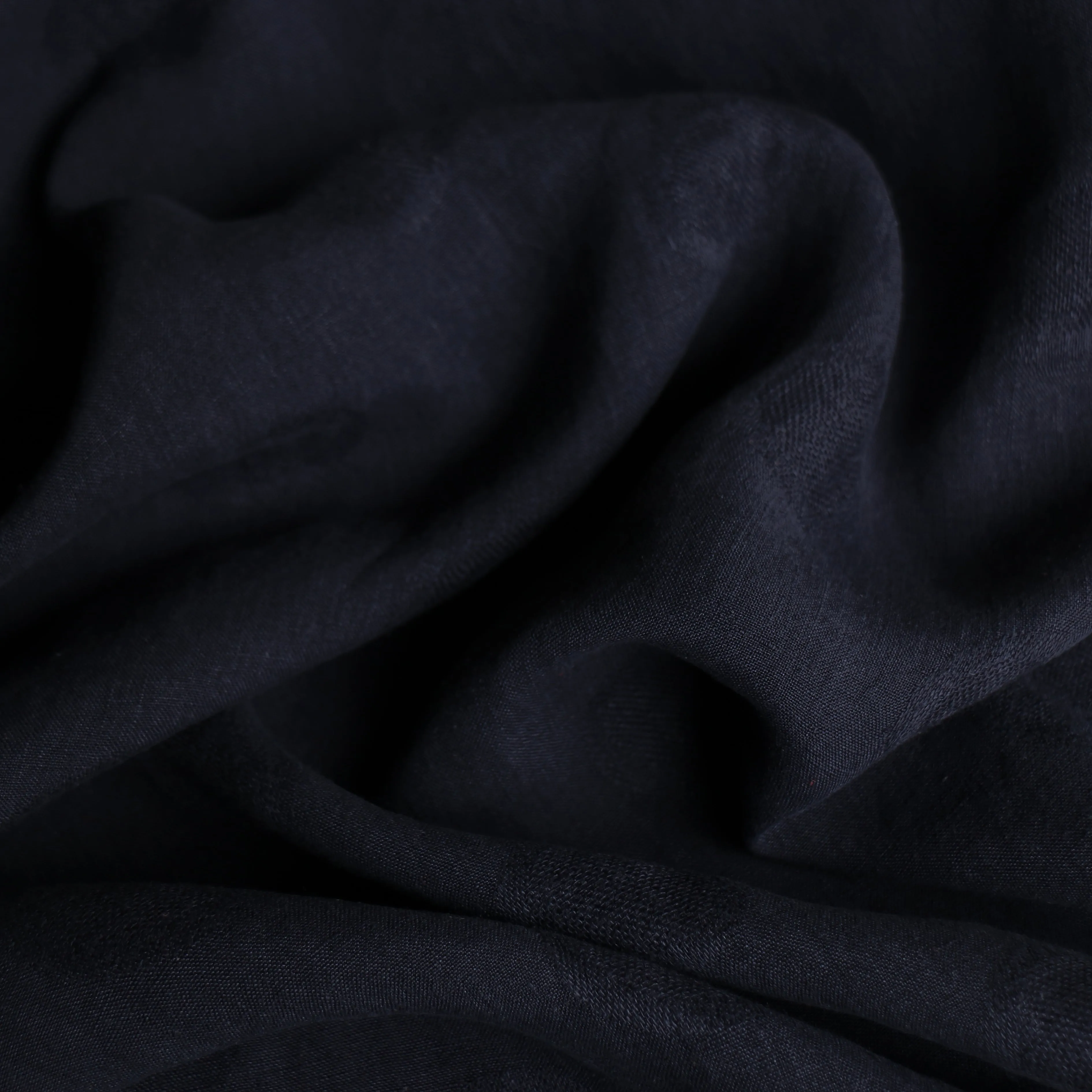 Ring Around Jacquard Linen - Navy