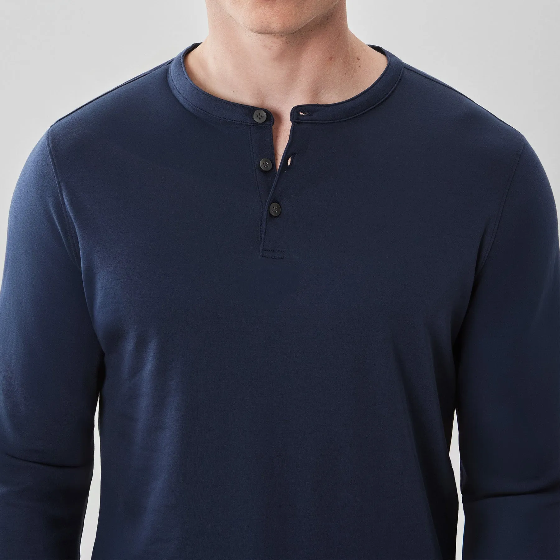 Robert Barakett The Barakett Long Sleeve Henley Shirt