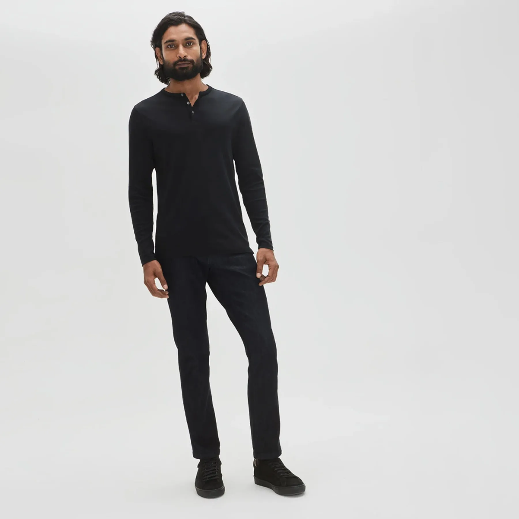 Robert Barakett The Barakett Long Sleeve Henley Shirt