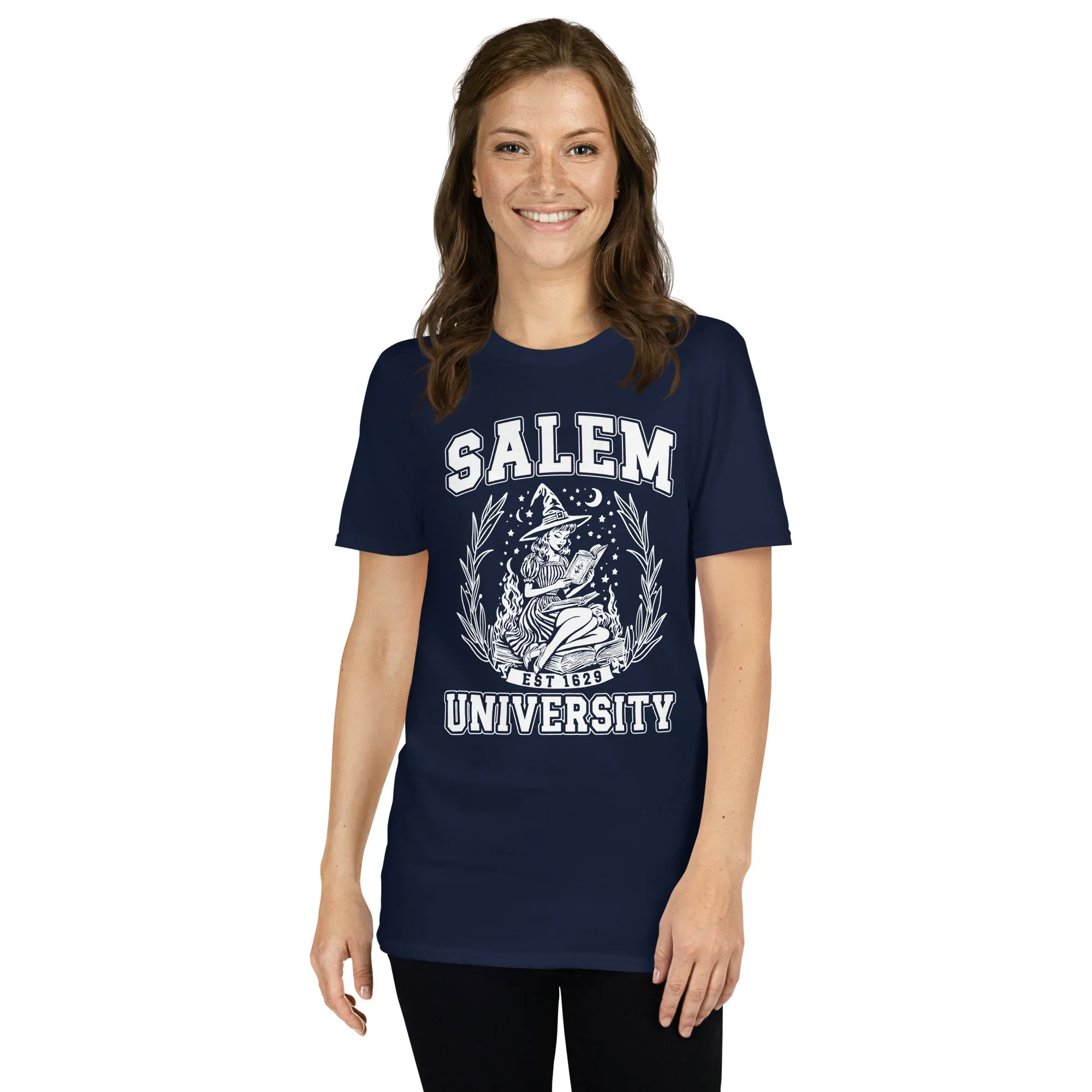 Salem University Book Witch T-Shirt