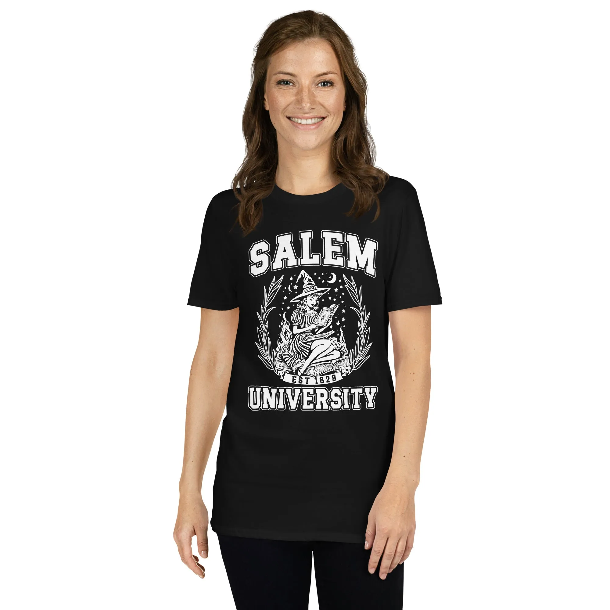 Salem University Book Witch T-Shirt