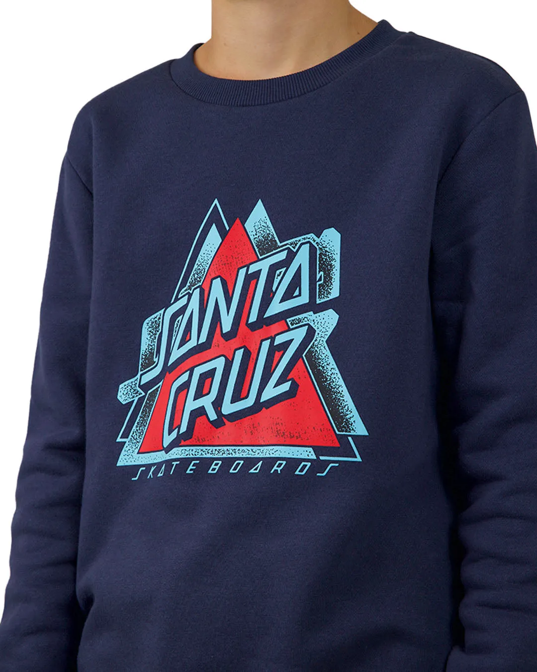 SANTA CRUZ - SPLIT NOT A DOT FRONT SWEATER NAVY