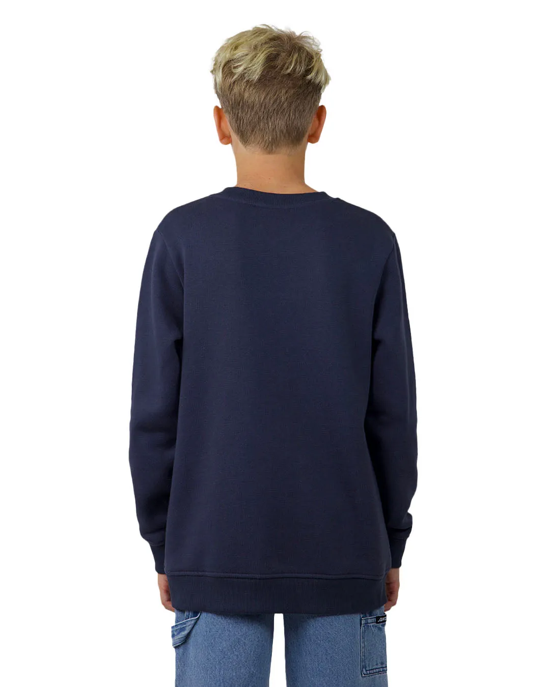 SANTA CRUZ - SPLIT NOT A DOT FRONT SWEATER NAVY