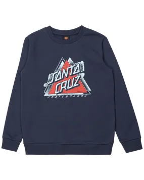 SANTA CRUZ - SPLIT NOT A DOT FRONT SWEATER NAVY