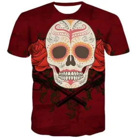 Skull T shirts Men Cosplay Tshirts Cool Funny T shirts Funny Harajuku Tshirts Novelty Short Sleeve Hip hop Men/women Tee Top