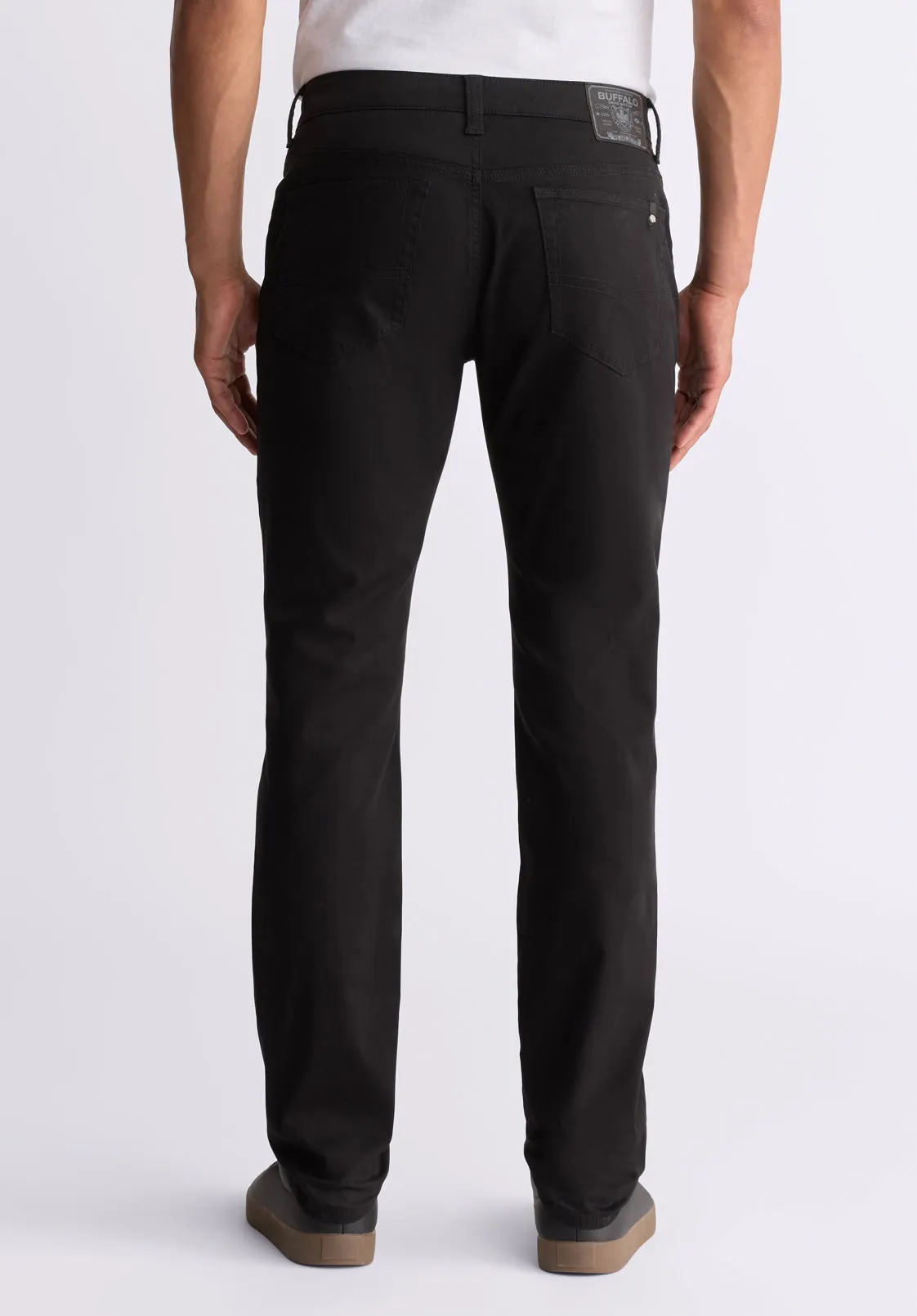 Slim Ash Men's Twill Pants, Black - BM22982