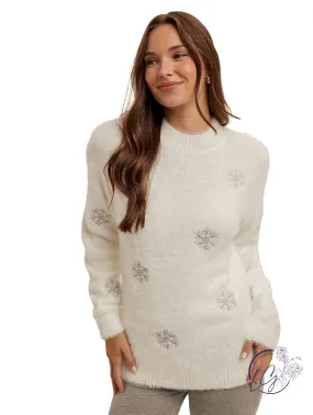 Snowflakes Kiss The Air Sweater