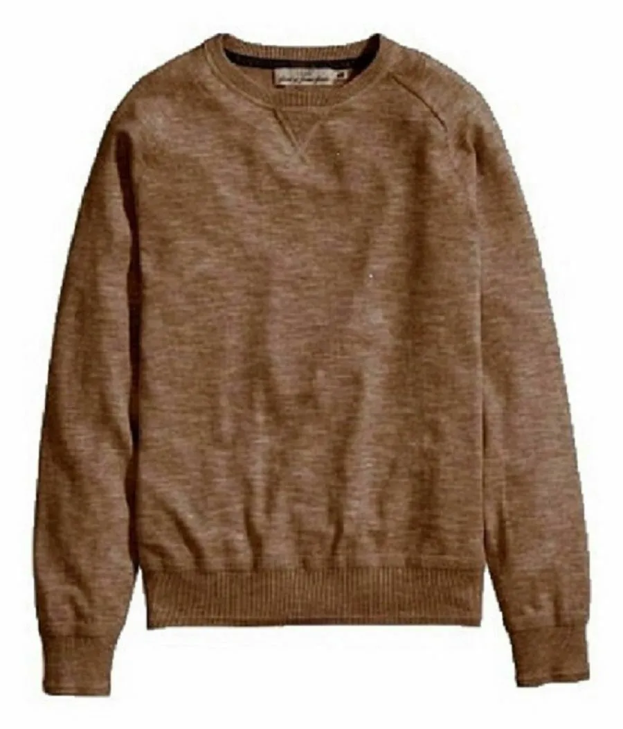 Soft Knitted Long sleeve Crew Neck Cotton Jumper